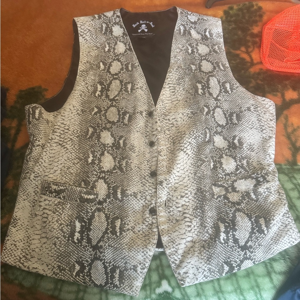 Rock Roll n Soul “Lizard King” Snakeskin Vest 🐍